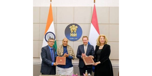 भारत–नीदरलैंड संबंधों को मजबूती : रक्षा सहयोग के लिए आशय-पत्र का आदान प्रदान